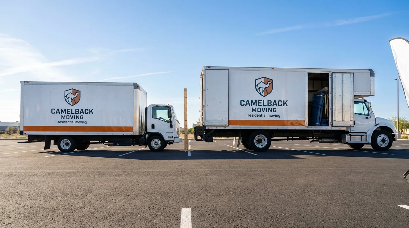 Moving truck size capacity guide in Glen Gardner